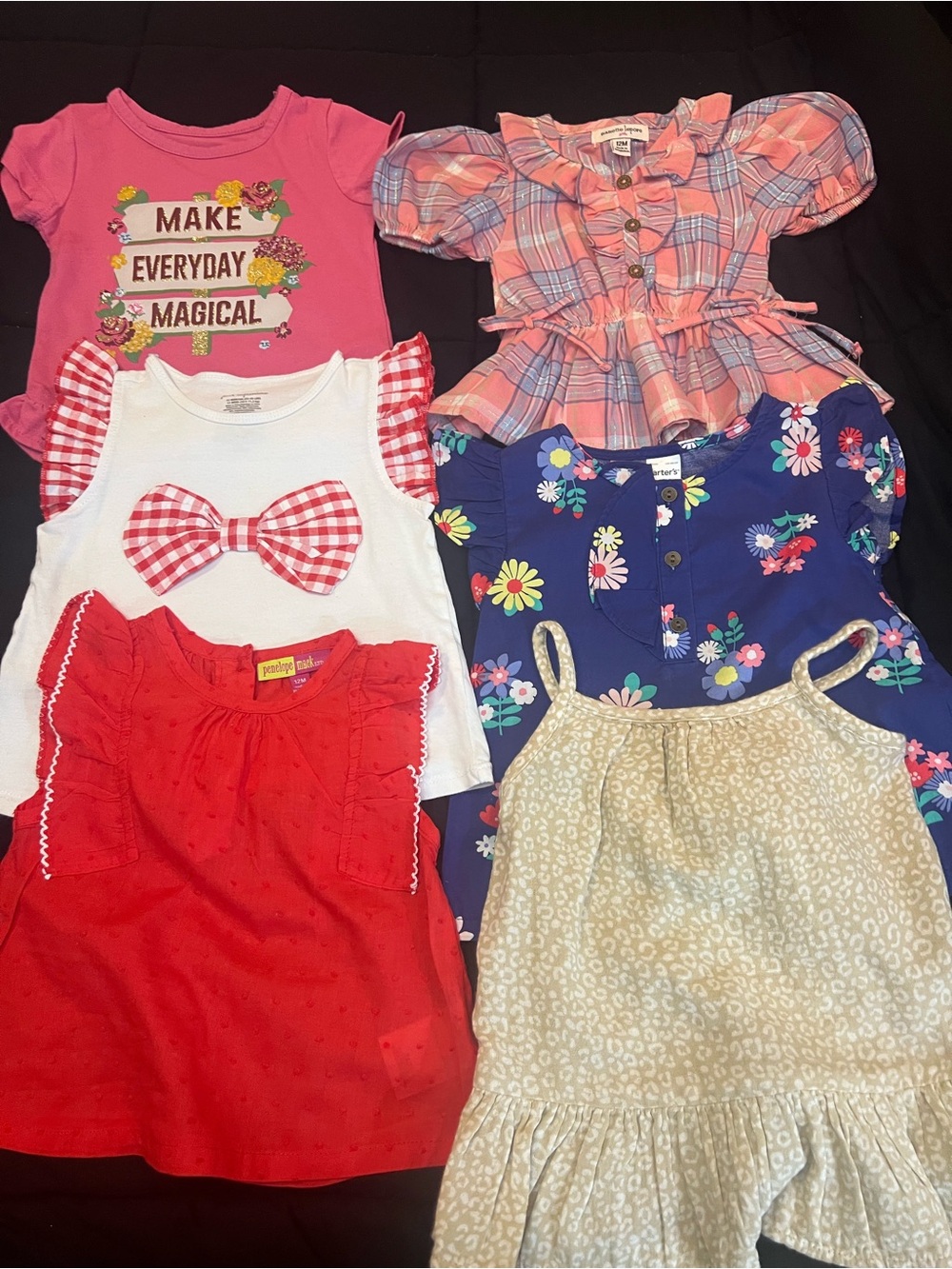 Bundle (6) of Toddler Girls Tops, Tanks Blouses. - Picture 2 of 16